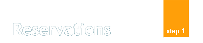Reservations - Step 1